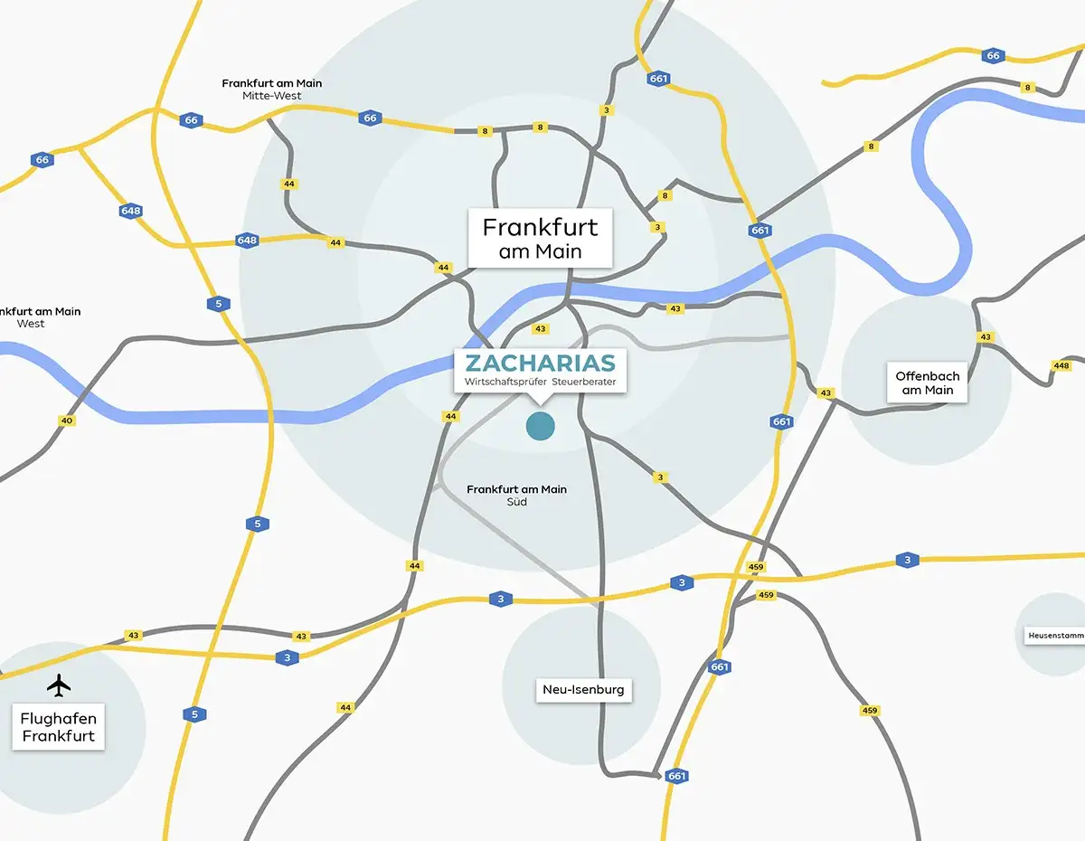 Kanzlei Zacharias Anfahrt